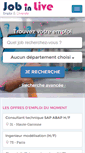 Mobile Screenshot of jobinlive.com
